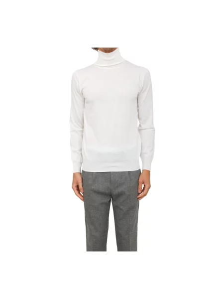 Sweter Paolo Pecora wełniany biały