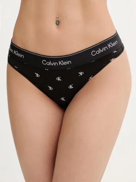Nohavičky Calvin Klein Jeans čierna