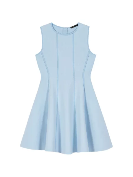 Rochie Maje cu funde de costum albastru