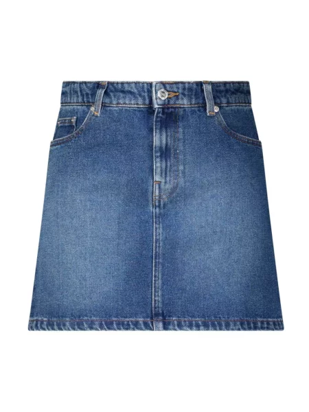 Spódnica jeansowa A.p.c. niebieska