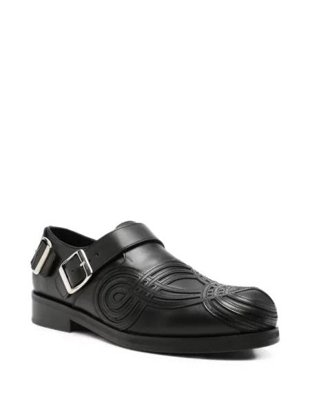 Pantofi derby Stefan Cooke cu cataramă negru