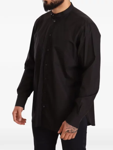 Gulerat lung cămașă Dolce & Gabbana negru