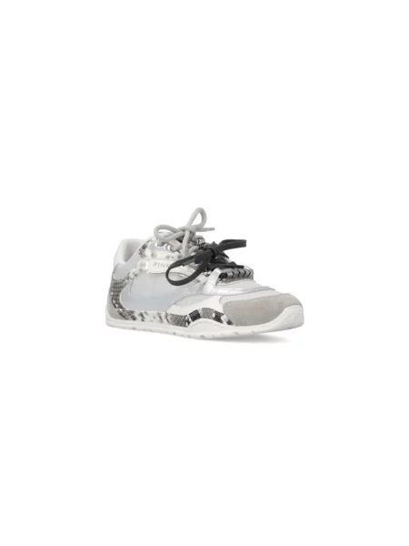 Pinko sneakersy skórzane Yulia 01 szare