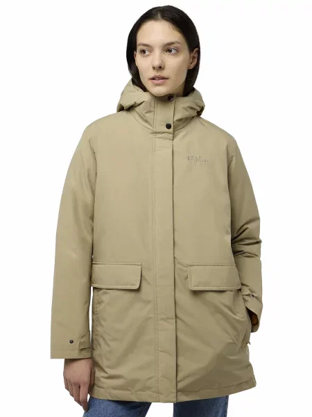 Пуховик Jack Wolfskin Wintertor бежевий