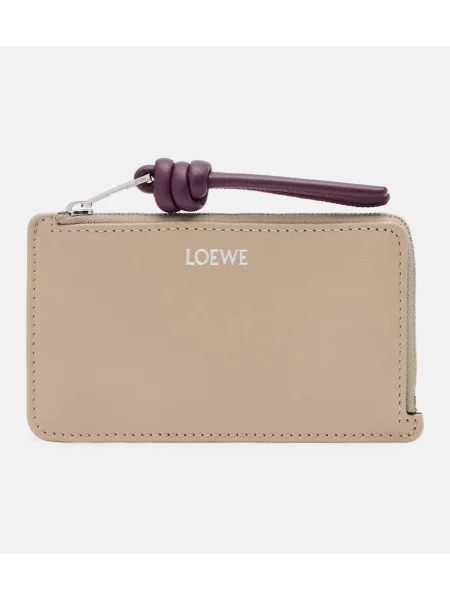 Portofel Loewe din piele bej