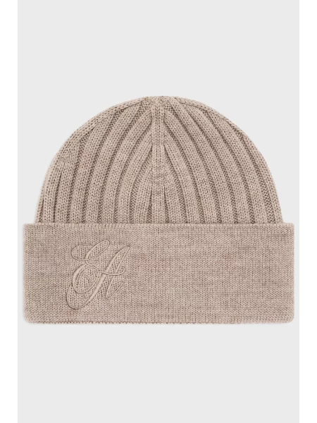 Шапка Emporio Armani бежева
