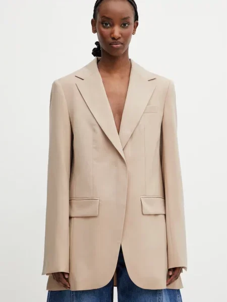 Sportmax Spxmela sacou femeiesc cu amestec de lână