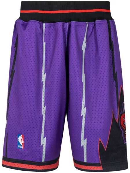 Pantaloni scurți Mitchell & Ness plasă violet
