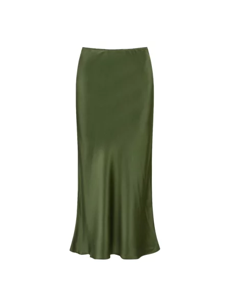 Spódnica midi Roberto Collina do kolan zielona