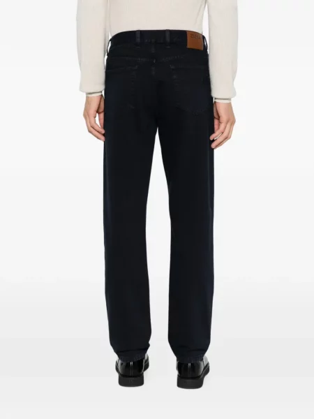 Blugi drepți Zegna albastru