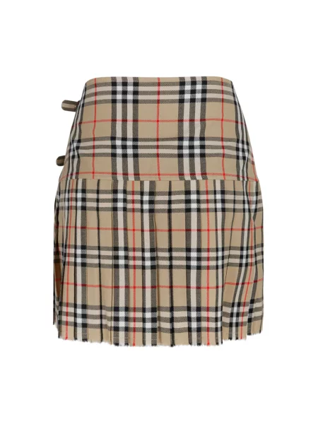 Spódnica Burberry wełniana beżowa