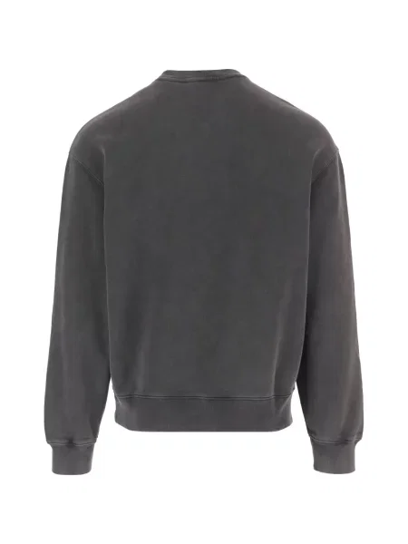 Hanorac Maison Kitsune cu broderie gri