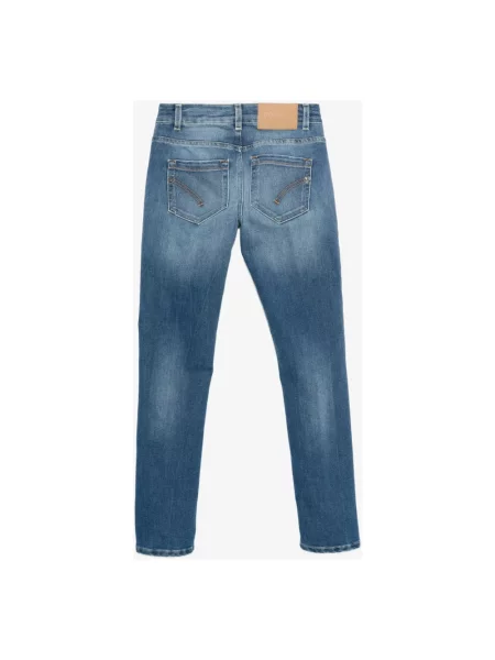 Skinny jeansy skinny Dondup niebieskie