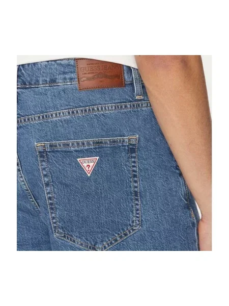 Pantaloni Guess albastru