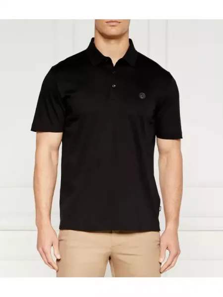BOSS BLACK Polo Parris negru