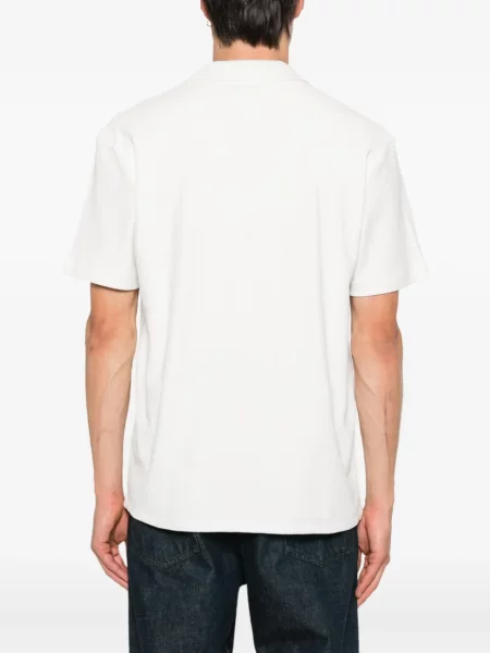 Polo Boss scurt alb