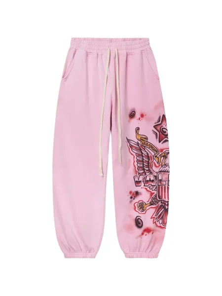 Pantaloni Vale alergare roz