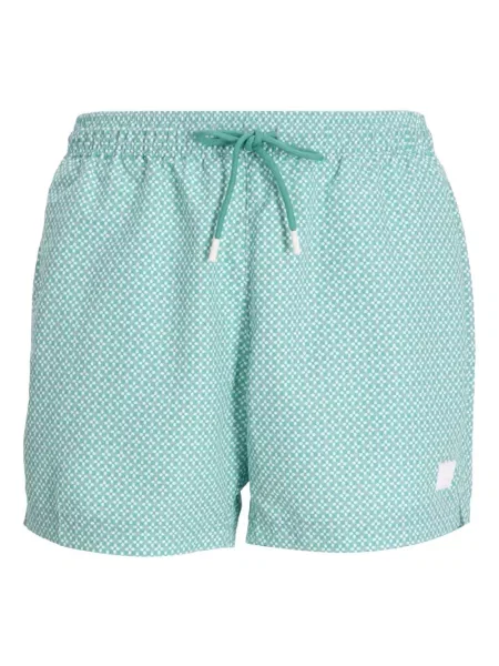 Pantaloni scurți Boss cu cordon verde