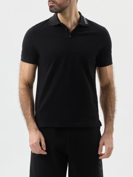 Поло Emporio Armani черное