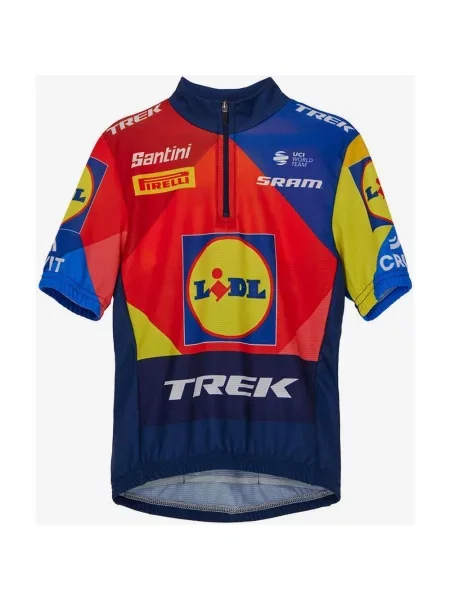 Koszulka Lidl-Trek Supporters krótki rękaw S niebieska