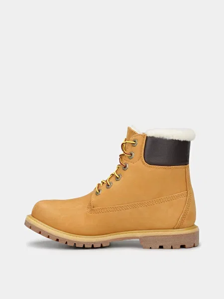Водонепроницаемые ботинки Timberland из нубука желтые