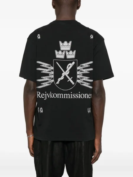 Tricou 44 Label Group cu imagine negru