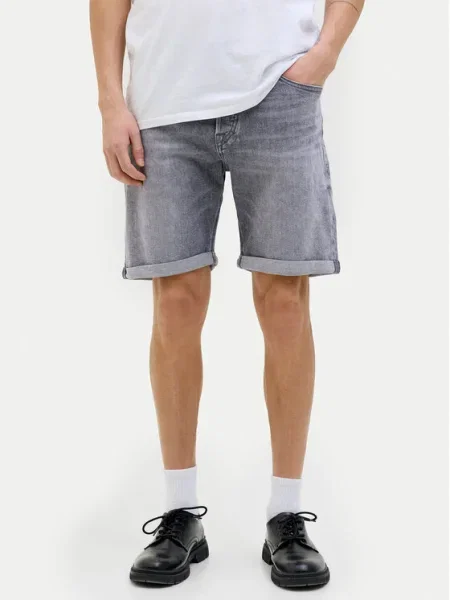 JACK & JONES Džínsy Rick Original denim sivý