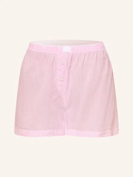 Mey Pyžamové Šortky Série Cotton Stripes růžová bílá