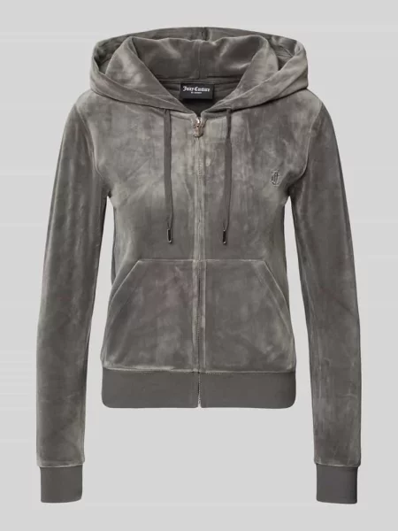 Bluza rozpinana z wyhaftowanym logo model „ROBERTSON” Juicy Couture