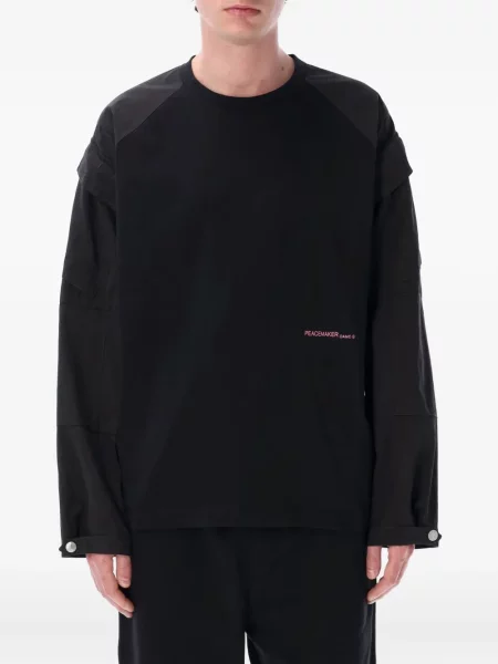 Tricou Peacemaker Oamc lung negru