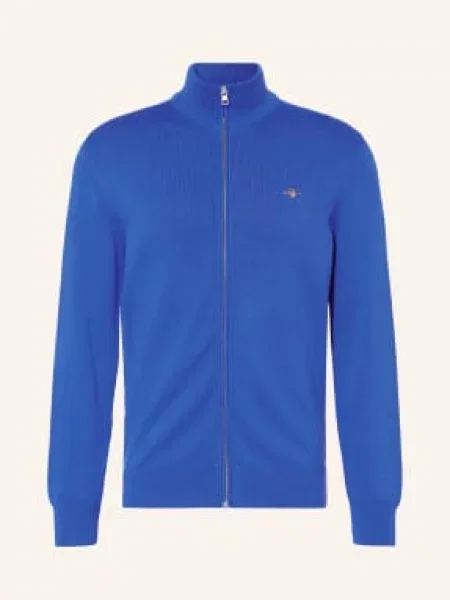 Gant Pletený Kardigan modrá