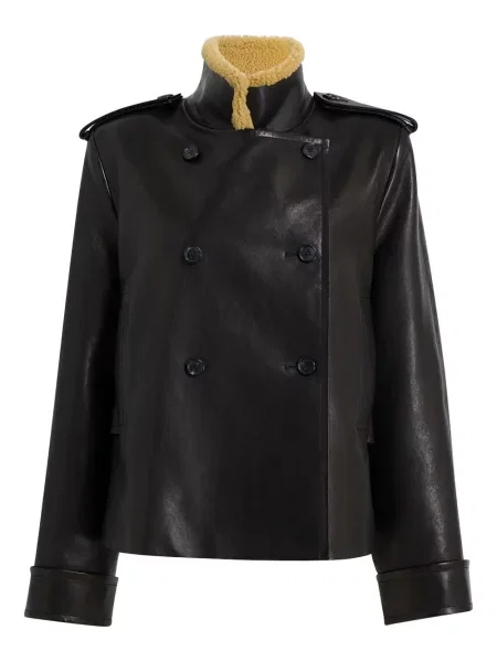 Kurtka skórzana Khaite czarna