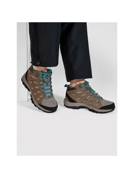 Παπούτσια πεζοπορίας Columbia Redmond III Mid Waterproof καφέ
