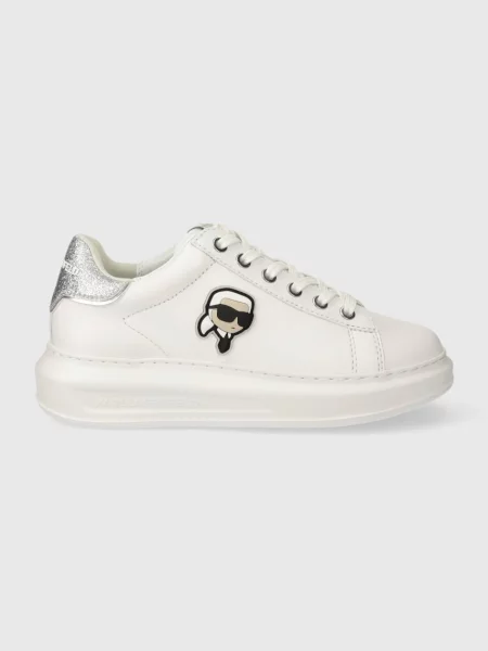 Sneakersy KARL LAGERFELD białe