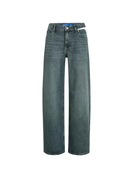 Blugi Karl Lagerfeld Jeans cu cataramă albastru