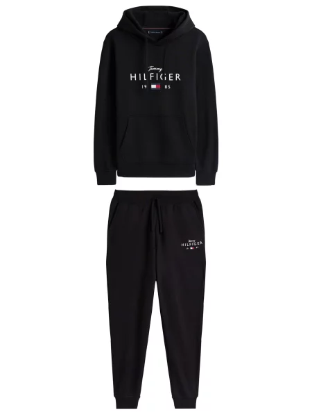 TOMMY HILFIGER Trening bleumarin / roșu / negru alb