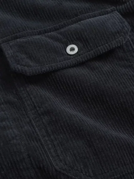 Geacă Norse Projects de catifea cord albastru