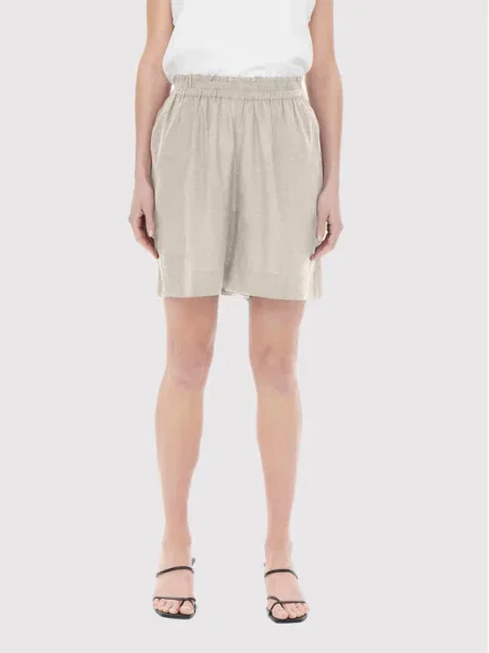 Pantaloni Only cu strasuri de in bej