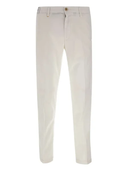 Pantaloni chino Re-hash alb
