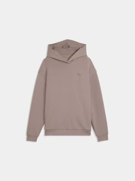 Худі PUMA W Cloudspun Hoodie комбінований верх бежевий