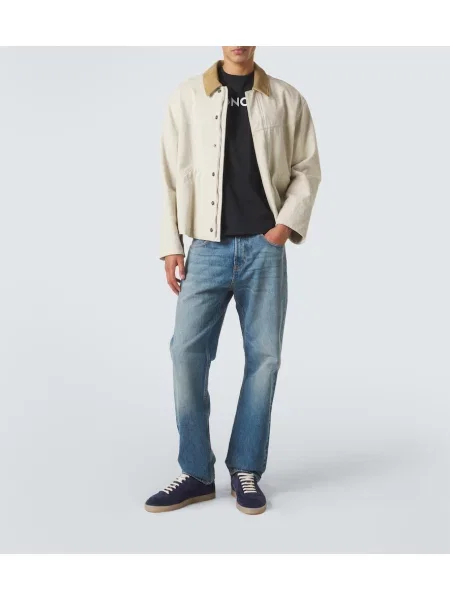 Tricou Moncler din jerseu albastru