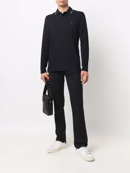 Polotričko Emporio Armani s potiskem modré