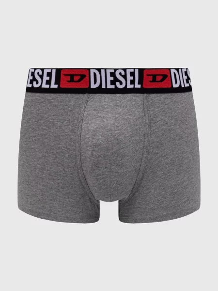 DIESEL Boxeralsók UMBX-DAMIENTHREEPACK szürke / piros / fekete fehér