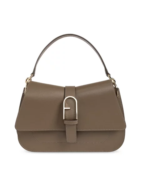 Furla torebka crossbody skórzana brązowa