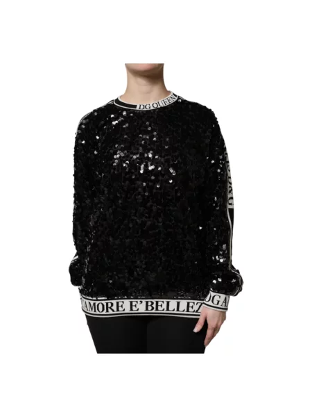 Sweter Dolce And Gabbana czarny