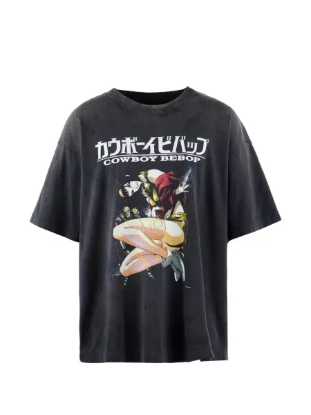 Tricou Saint Mxxxxxx cu imagine negru