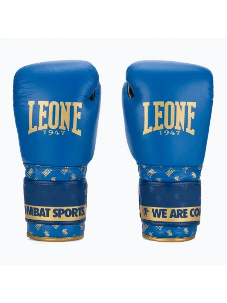 Боксови ръкавици LEONE Dna blue синьо