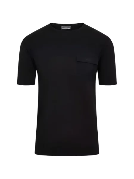 Tricou Herno din jerseu negru
