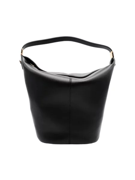 Torebka hobo Twinset skórzana czarna