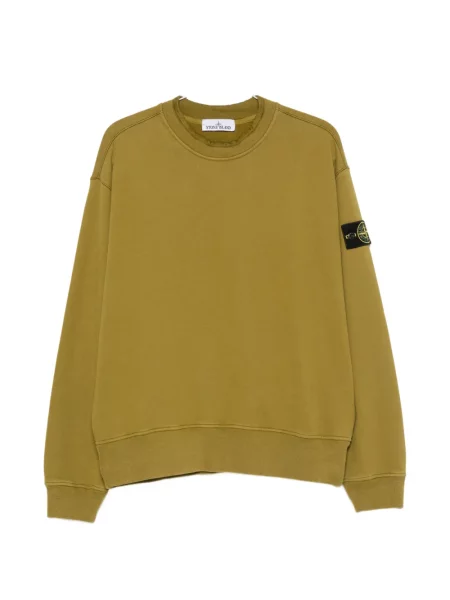 Hanorac Stone Island cu strasuri verde